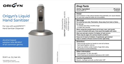 Refill Bottle 33.8 Fl Oz (1l) (Origyn 1l Bottle Label2)